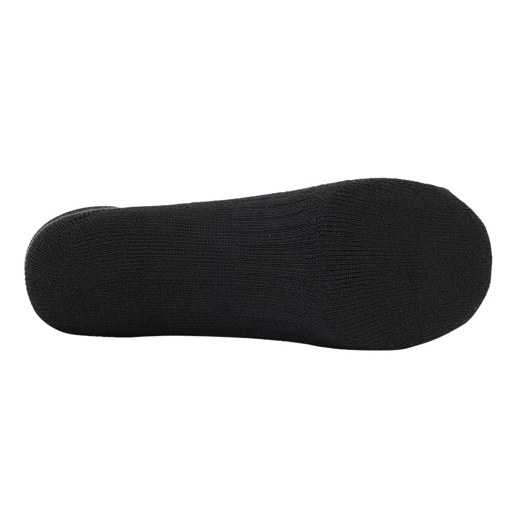 クー（Coo.）（レディース）ヒートクロス 3足組 クルー丈 ソックス 895Q4GSA0057 BLK 黒 22-25cm 抗菌防臭
