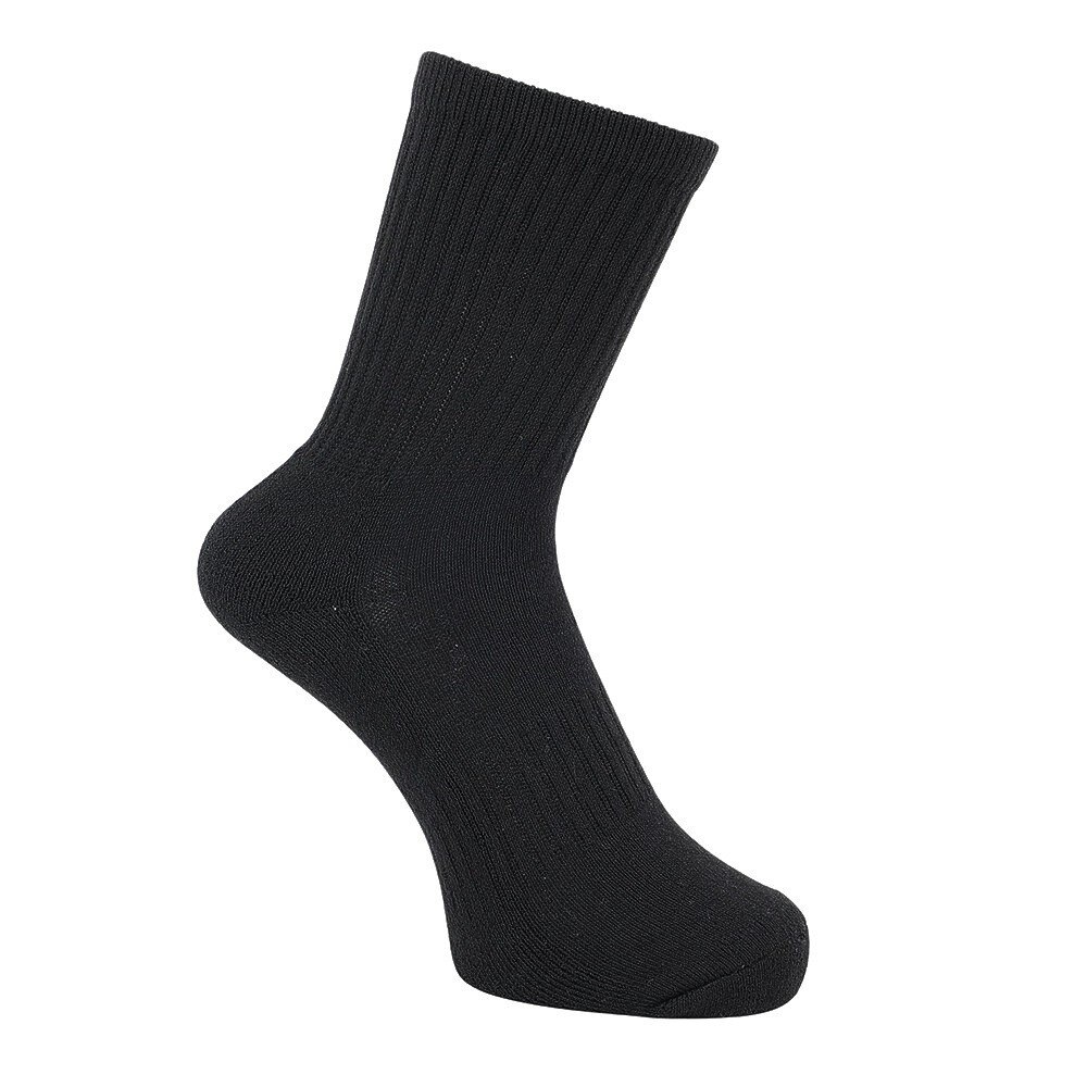 クー（Coo.）（レディース）ヒートクロス 3足組 クルー丈 ソックス 895Q4GSA0059 GRY 22-25cm 抗菌防臭
