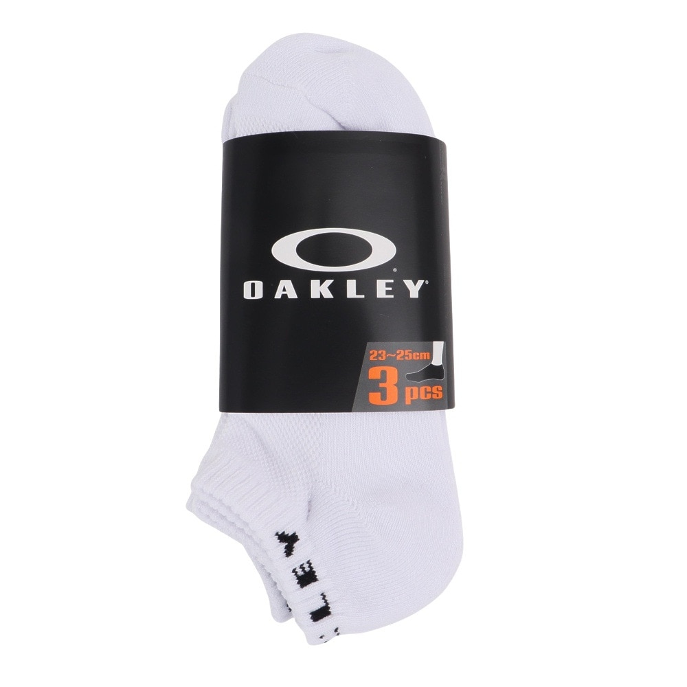 オークリー（OAKLEY）（レディース）3P NO SHOW SOCKS 93251JP-10R 通気性
