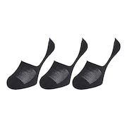(レディース)接触冷感 HM カバーソックス 3足組 BLK 895NN3OK0030