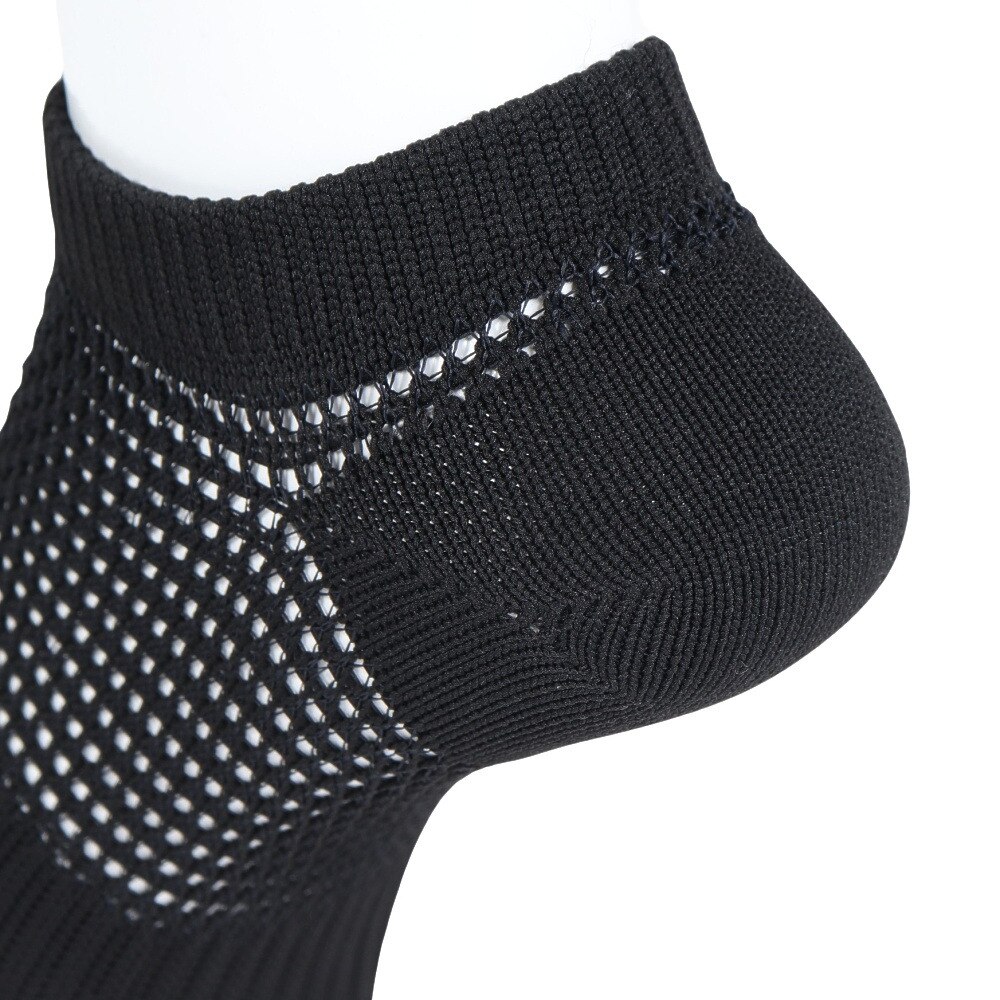 クー（Coo.）（レディース）接触冷感 HM ショートソックス 3足組 BLK 895NN3OK0032