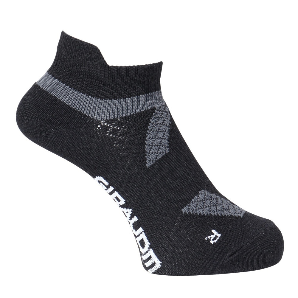 ジローム（GIRAUDM）（レディース、キッズ）デオハイバソックス 3足組 BLK SK4S0210-WA895-GRYW