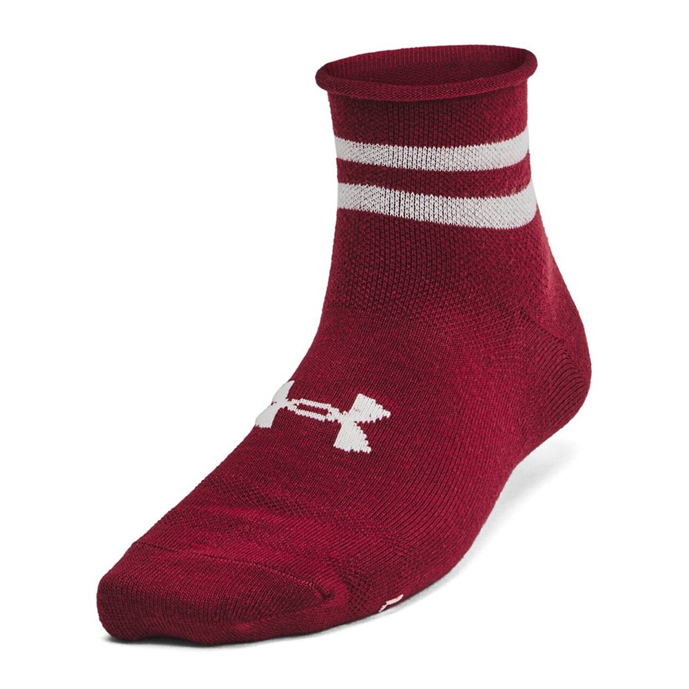 アンダーアーマー（UNDER ARMOUR）（レディース）エッセンシャル ノベルティ クオーター ソックス 3足組 1384025 625