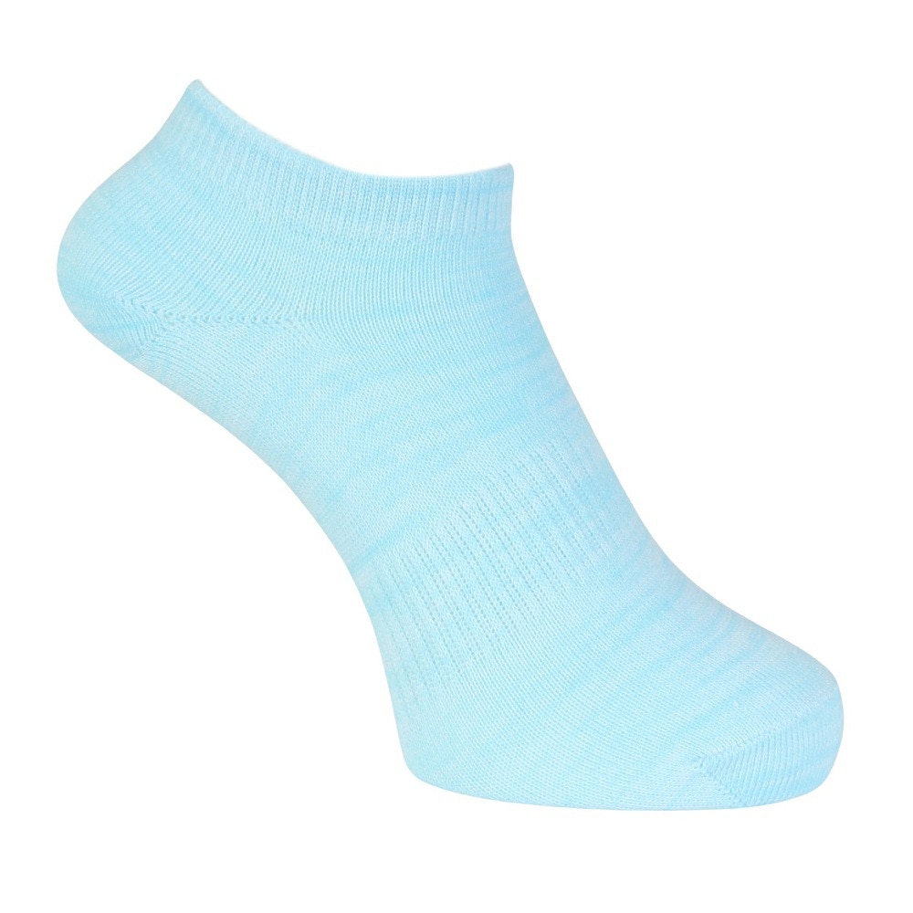 クー（Coo.）（レディース）靴下 ショート丈ソックス 3足組 YELBLUORG  22-25センチ 895CO5GSA0040 YEL 吸汗速乾 接触冷感 カジュアル