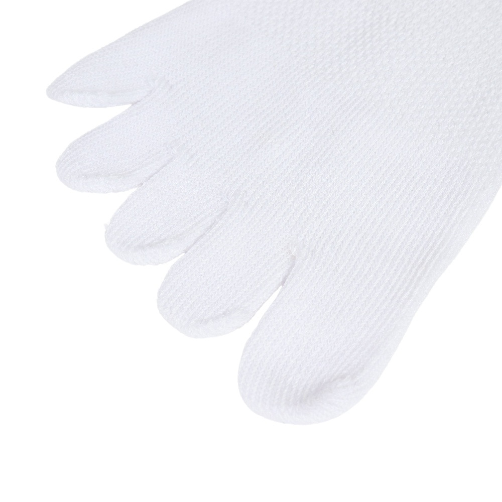 クー（Coo.）（レディース）ノンパイル5本指ソックス 3足組 895Q3OK0015WHT