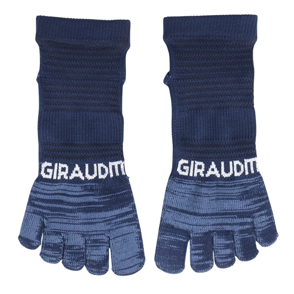 ジローム（GIRAUDM）（レディース、キッズ）ストロング5本指ソックス 3足組 GRYNVYBLK SK3S0050-WA894-GROK