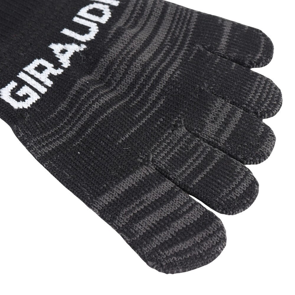 ジローム（GIRAUDM）（レディース、キッズ）ストロング5本指ソックス 3足組 GRYNVYBLK SK3S0050-WA894-GROK