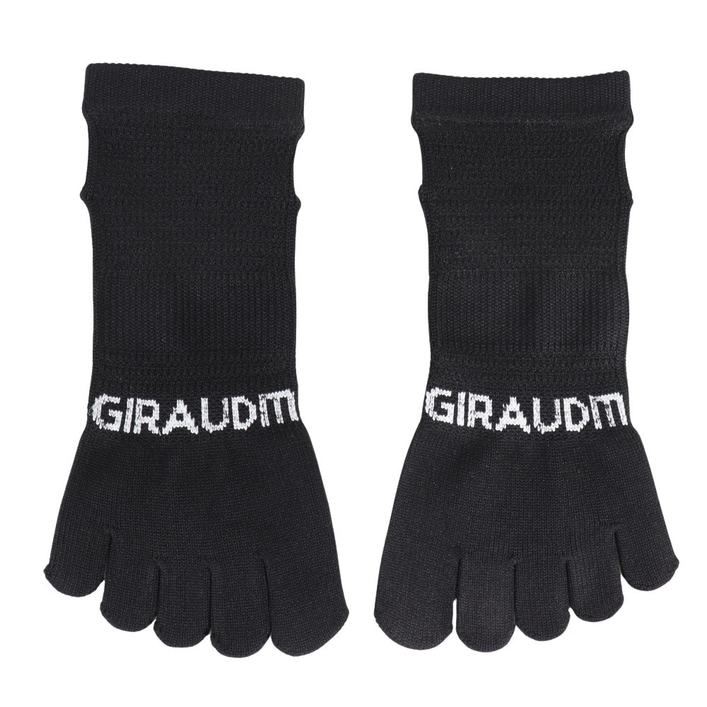 ジローム（GIRAUDM）（レディース、キッズ）ストロング5本指ソックス 3足組 BLK SK3S0052-WA894-GROK