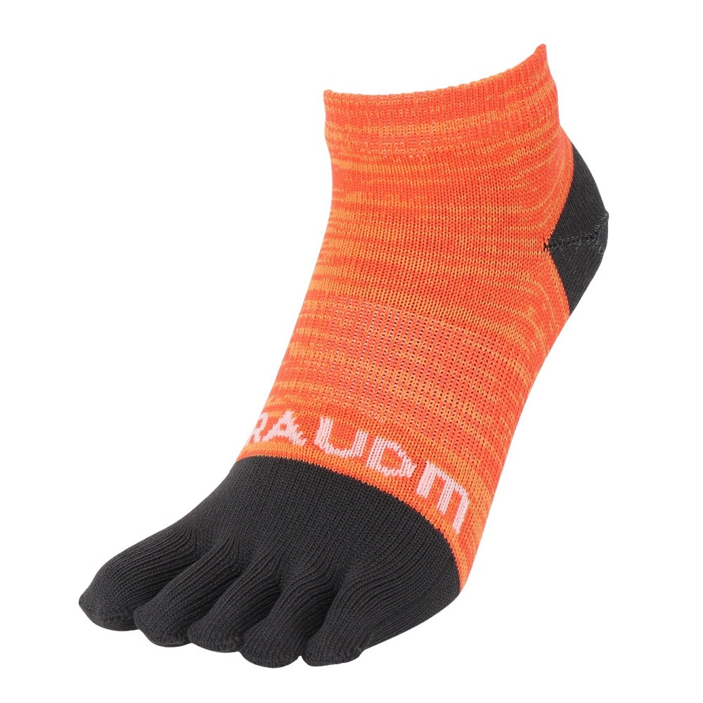 ジローム（GIRAUDM）（レディース、キッズ）ヒートクロス 5指ソックス 3足組 REDYELBLK SK4F0004-WA895-GRGSA 22cm