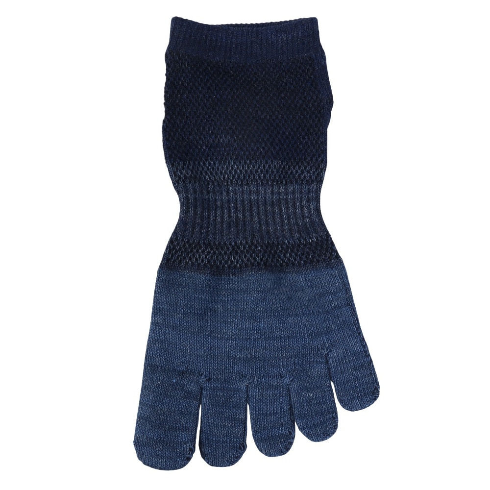 クー（Coo.）（レディース）靴下 冷感 5指ソックス 3足組 GRYNVYBLK 22-25センチ 895CO5GSA0009 GRY  吸汗速乾 接触冷感 5本指ソックス おしゃれ カジュアル