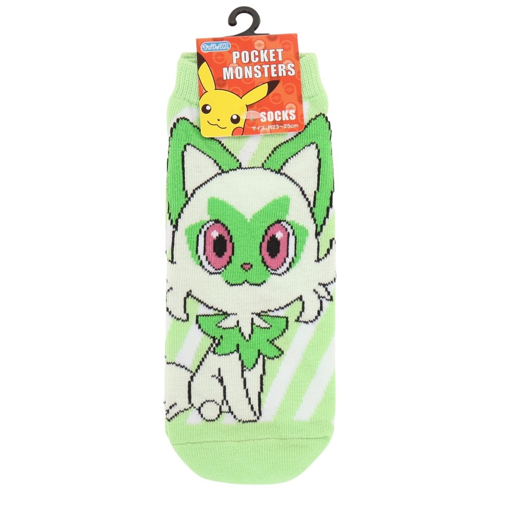 スモールプラネット（Small Planet Co）（レディース）キャラックス ポケットモンスター ニャオハ ストライプ PM1250J