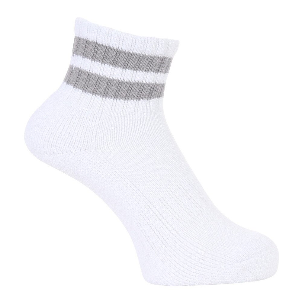 クー（Coo.）（レディース）アンクル ラインソックス 895Q3OK0105 GRY