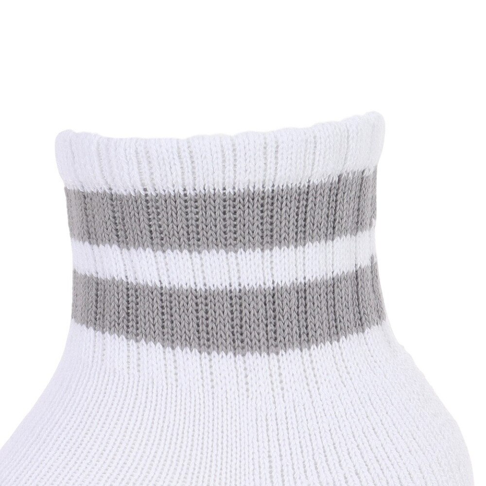 クー（Coo.）（レディース）アンクル ラインソックス 895Q3OK0105 GRY