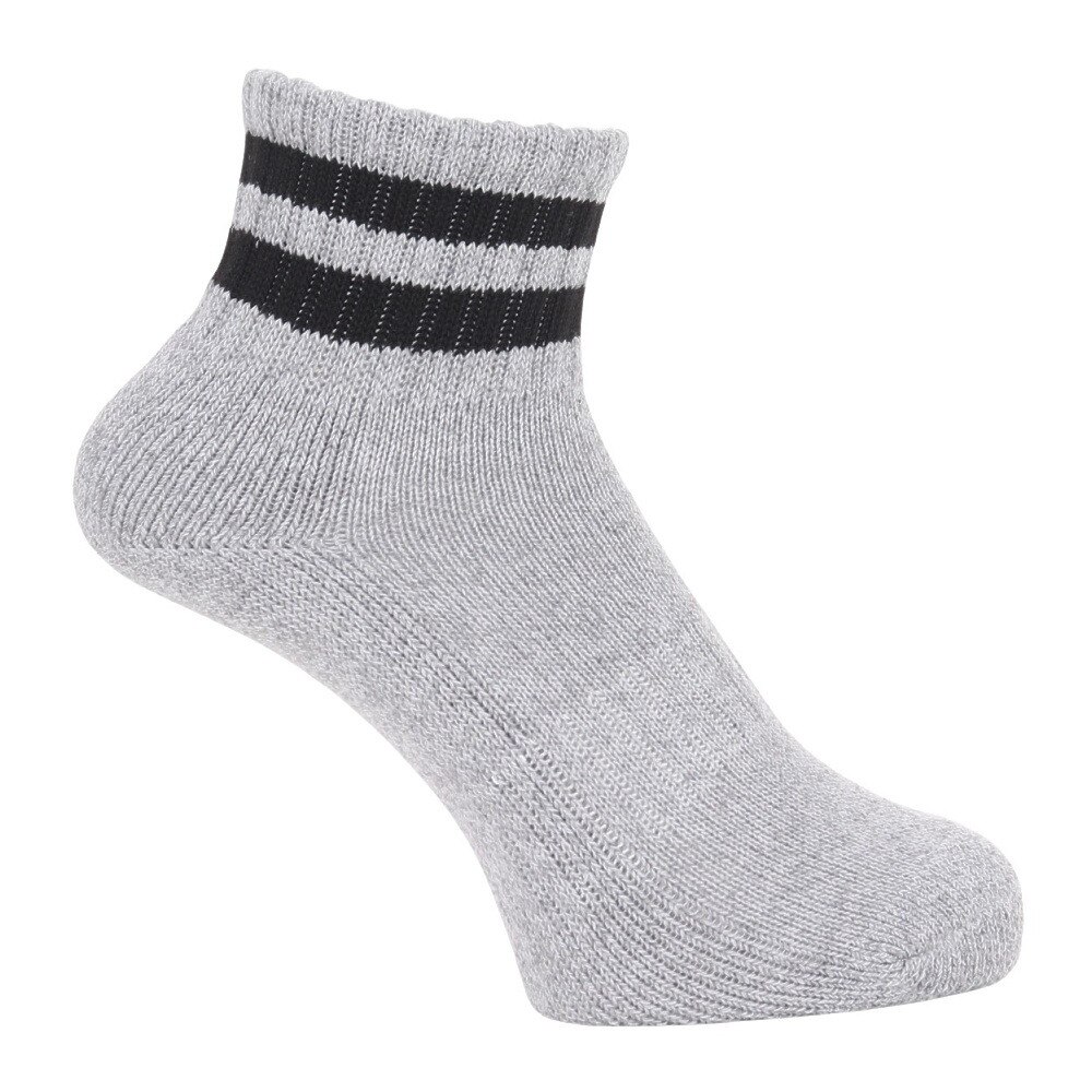 クー（Coo.）（レディース）アンクル ラインソックス 895Q3OK0108 GRY