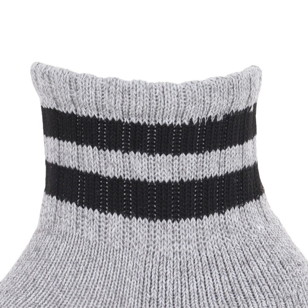 クー（Coo.）（レディース）アンクル ラインソックス 895Q3OK0108 GRY