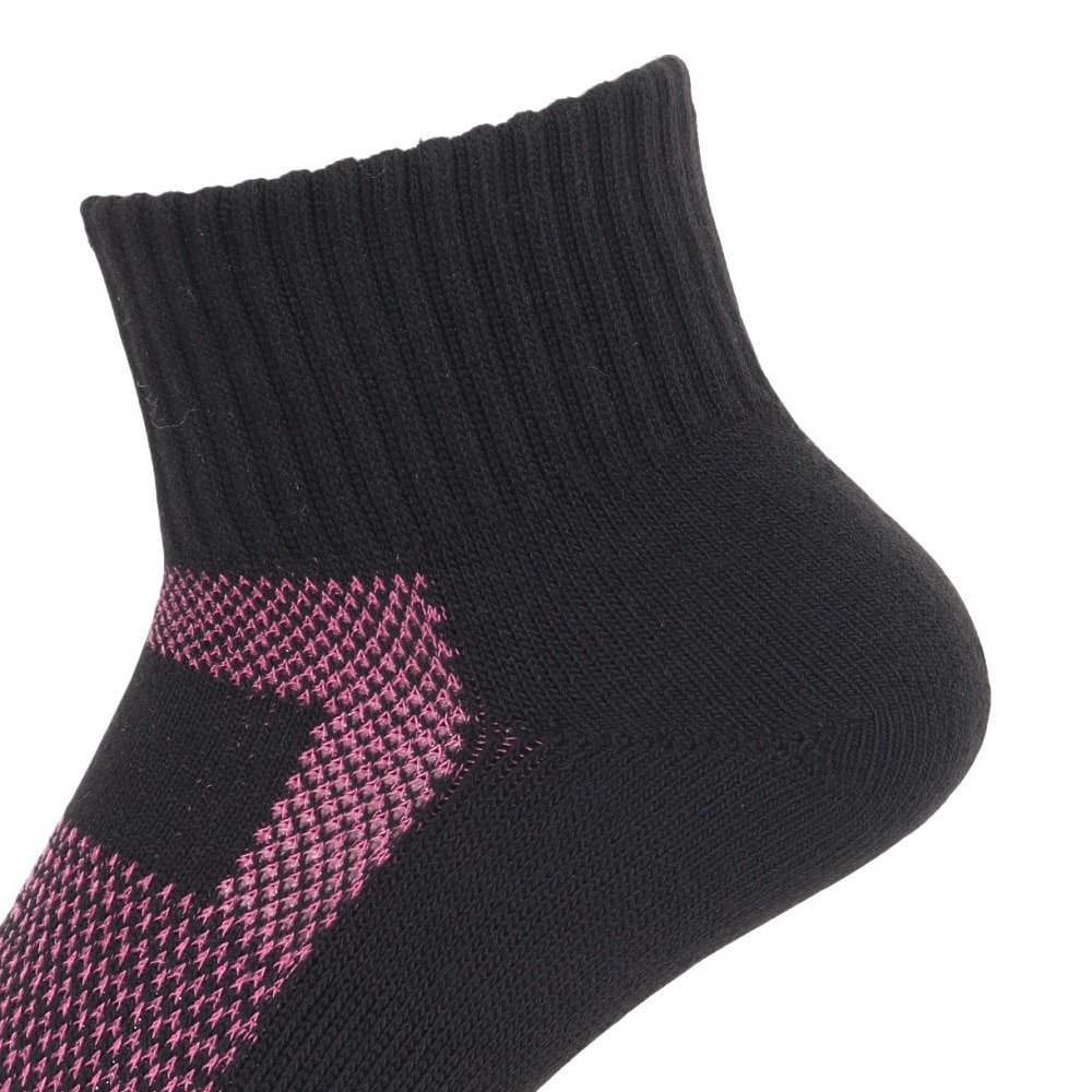 クー（Coo.）（レディース）アンクルソックス 895Q3OK0119 BLK
