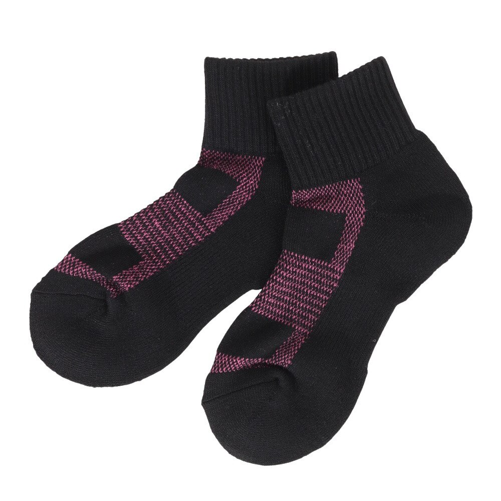 クー（Coo.）（レディース）アンクルソックス 895Q3OK0119 BLK