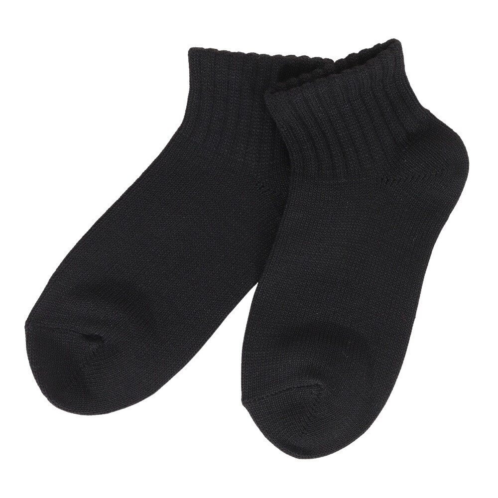 クー（Coo.）（レディース）アンクルソックス 895Q3OK0125 BLK