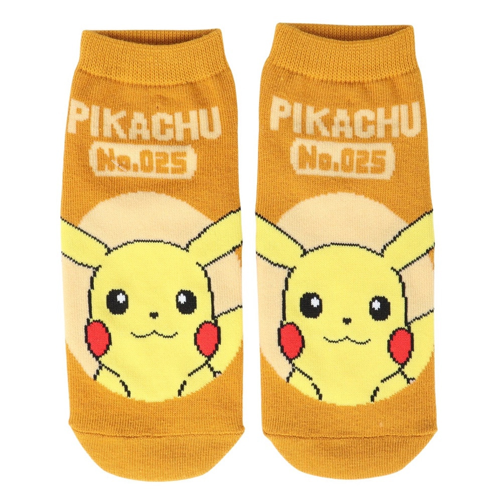 ポケモン（pokemon）（レディース）キャラックス ポケットモンスター ピカチュウ ロゴ ソックス SMP PM1359J
