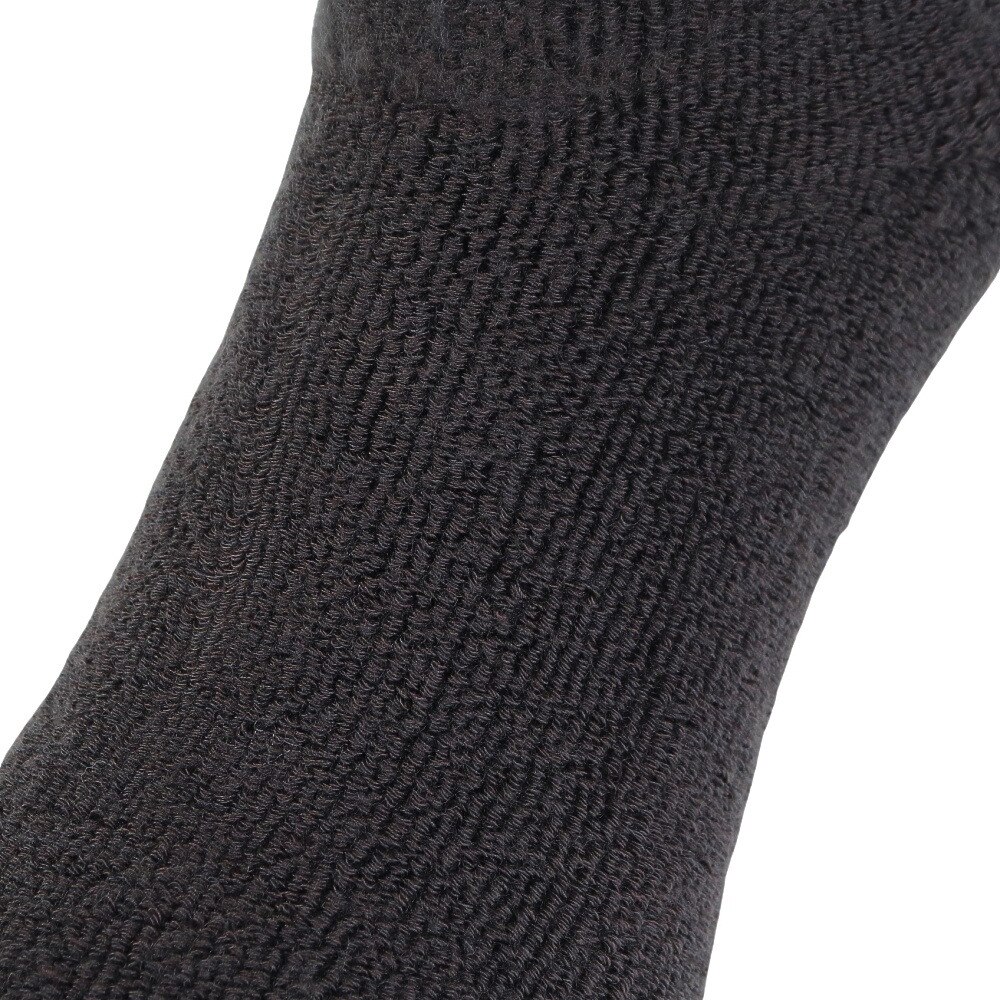 クー（Coo.）（レディース）超厚極暖 裏ボア毛布靴下 895Q3OK0241 BLK
