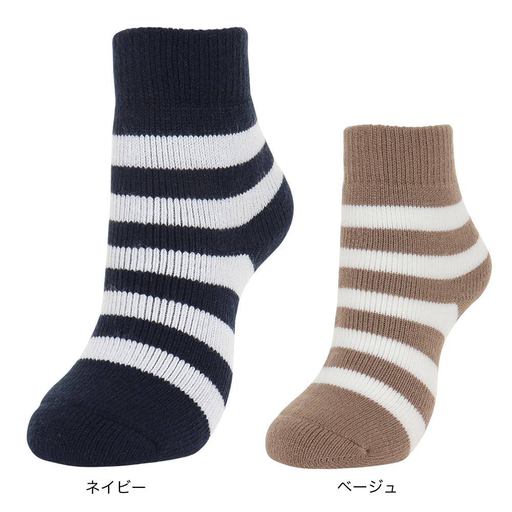 クー（Coo.）（レディース）やわらかバルキー靴下 895Q3OK0260 NVY