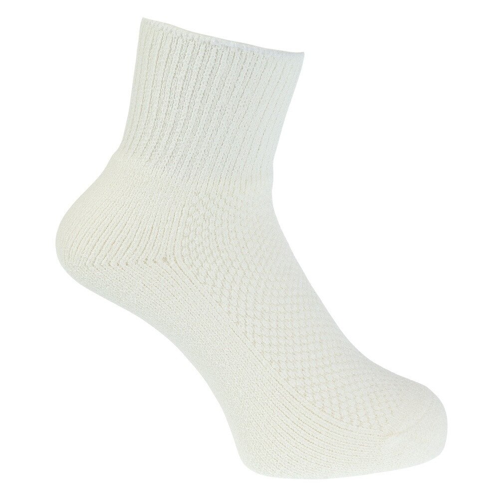 クー（Coo.）（レディース）サウナ後 温足 ソックス 895Q3OK0311 WHT