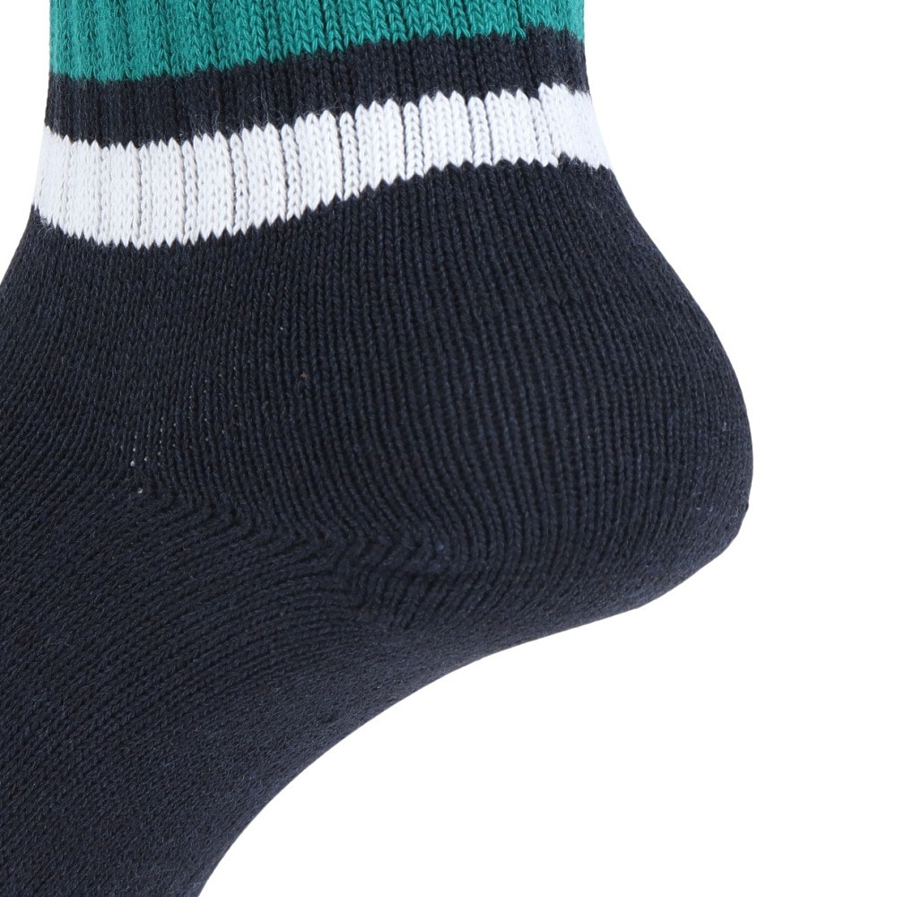 クー（Coo.）（レディース）アンクルラインソックス 1足組 NVY 24S895CO4GSA0055