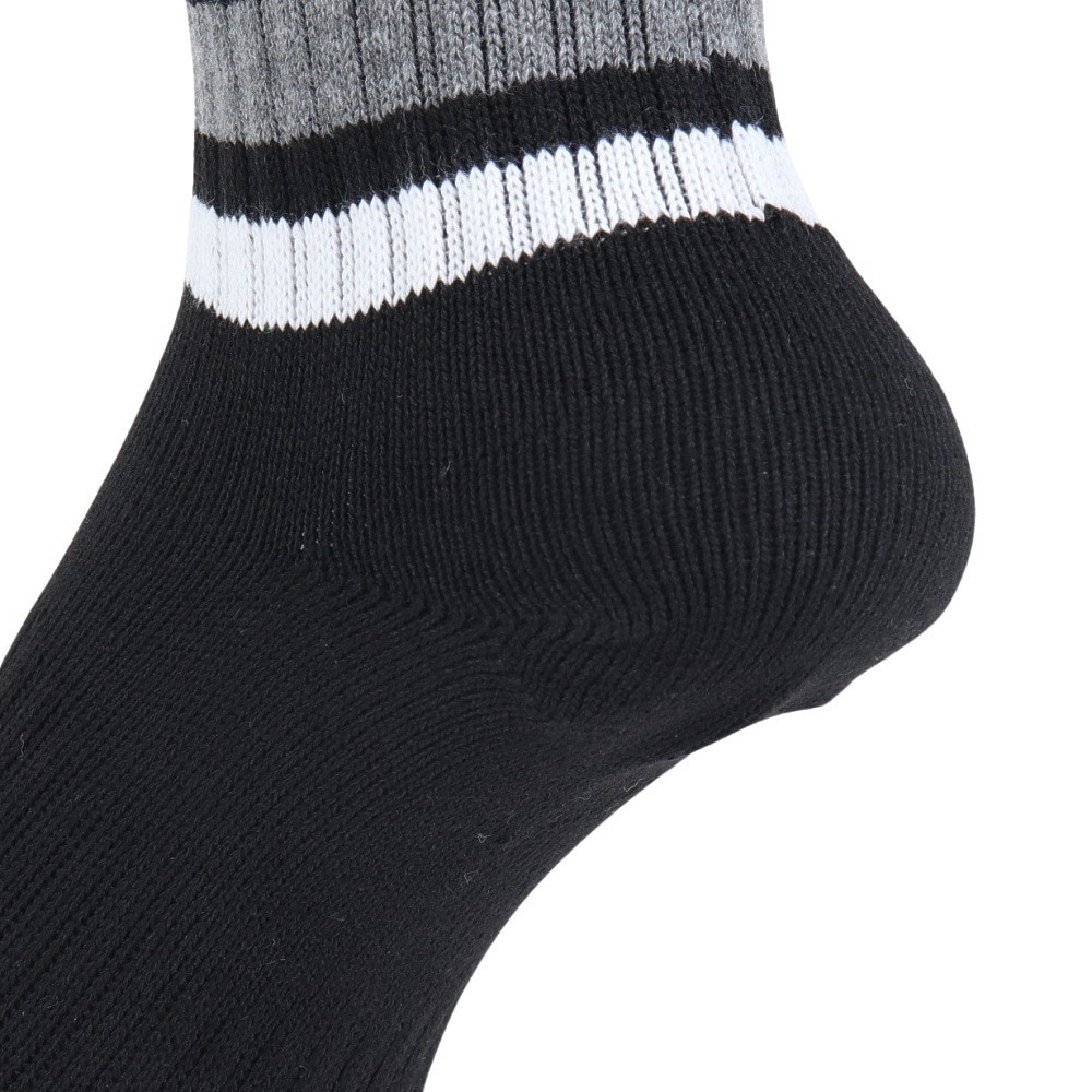 クー（Coo.）（レディース）アンクルラインソックス 1足組 BLK 895CO4GSA0056 22cm