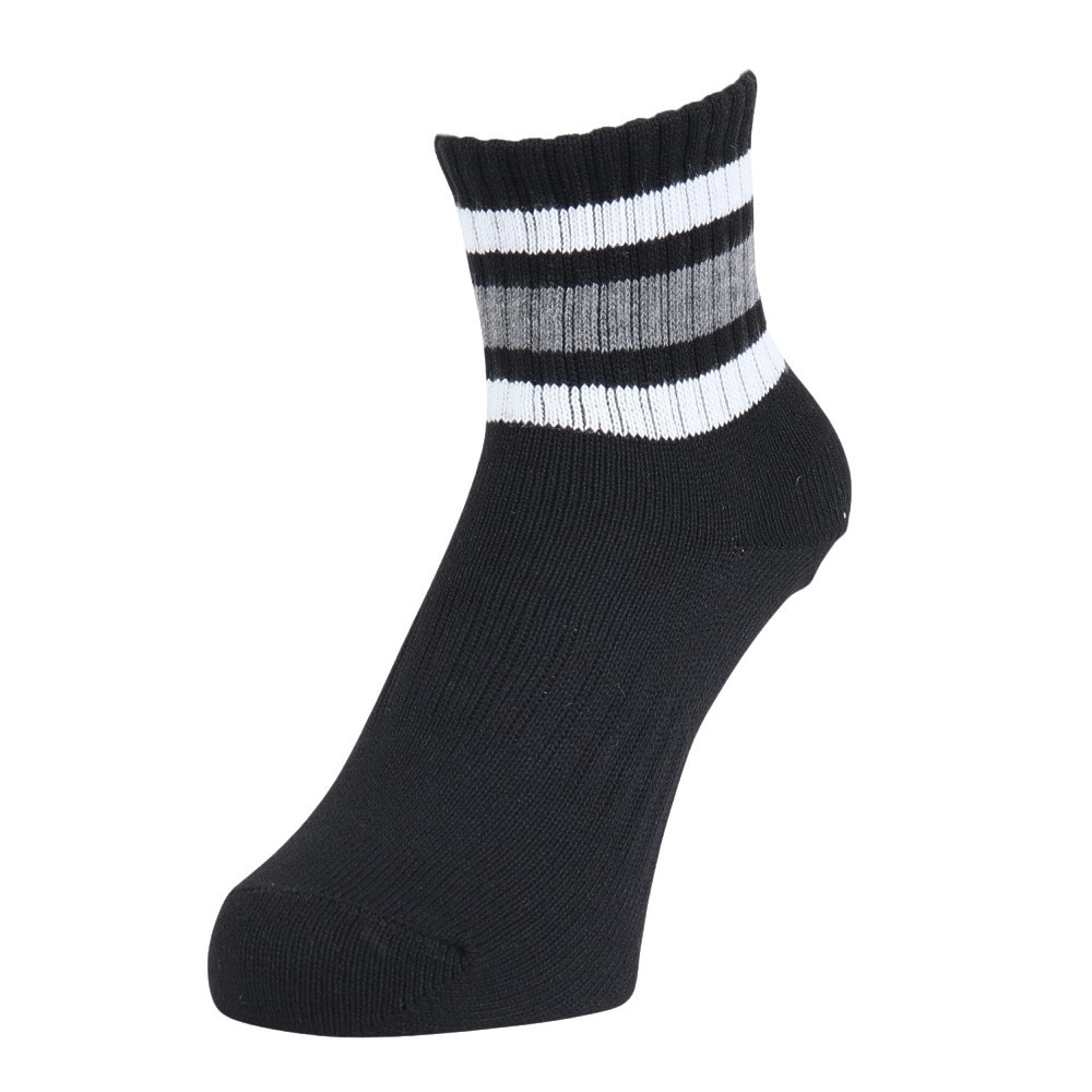 クー（Coo.）（レディース）アンクルラインソックス 1足組 BLK 895CO4GSA0056 22cm