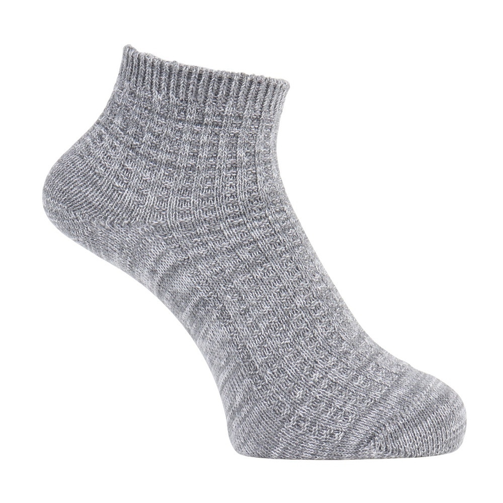 クー（Coo.）（レディース）アンクル麻混ソックス GRY 1足組 895CO4GSA0058