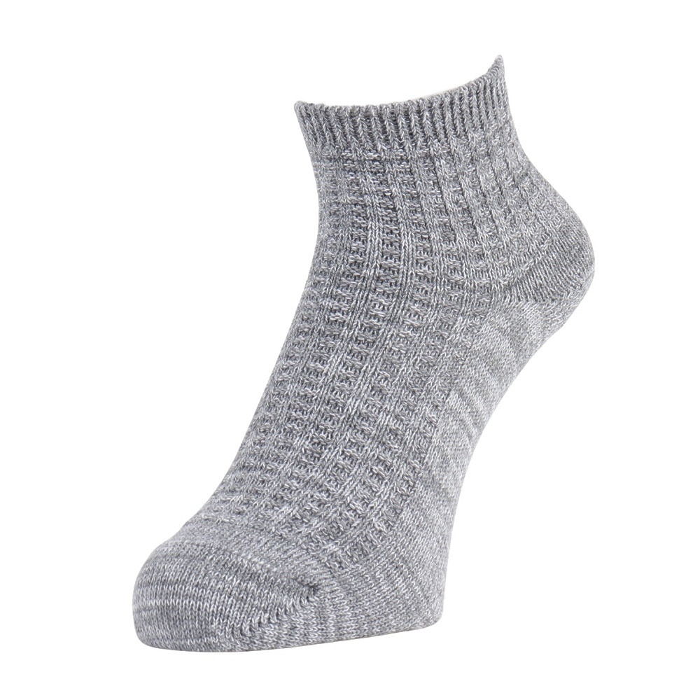 クー（Coo.）（レディース）アンクル麻混ソックス GRY 1足組 895CO4GSA0058