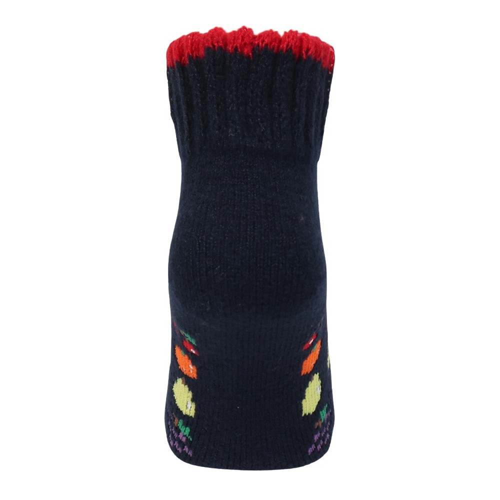 福助（レディース）ルームソックス WARM HOME フルーツ ショート丈 2262-12M NVY ネイビー 23cm