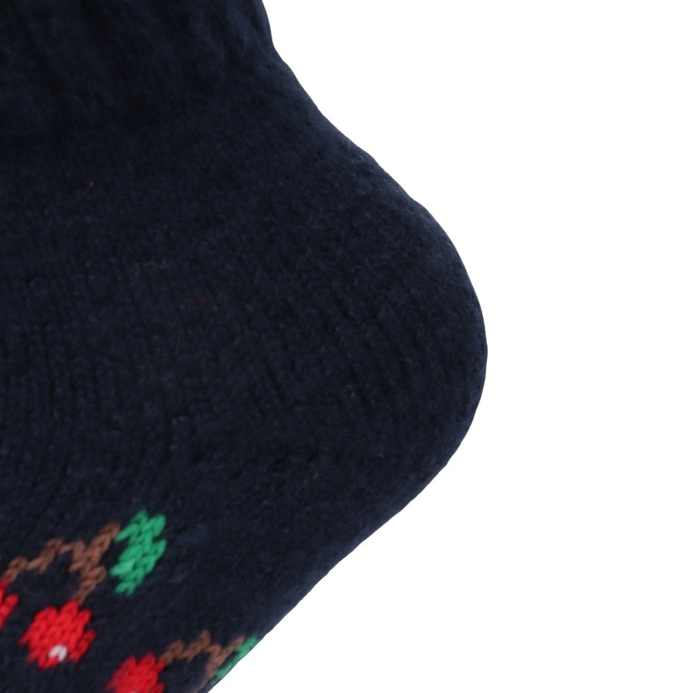 福助（レディース）ルームソックス WARM HOME フルーツ ショート丈 2262-12M NVY ネイビー 23cm