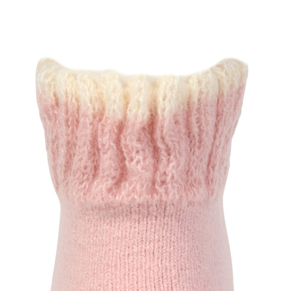 福助（レディース）ルームソックス WARM HOME フルーツ ショート丈 2262-12M PNK ピンク 23cm