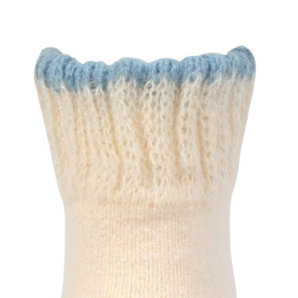 福助（レディース）ルームソックス WARM HOME フルーツ ショート丈 2262-12M WHT クリーム 23cm