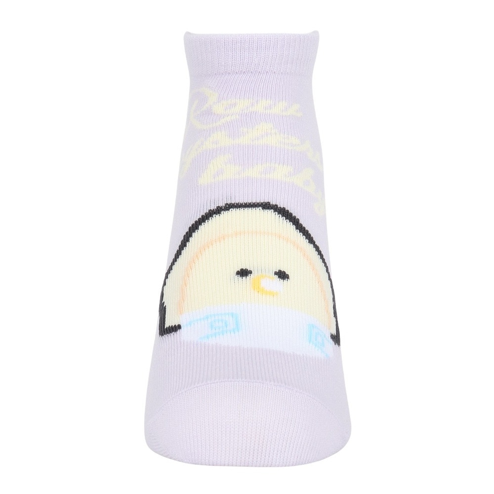 助野（SUKENO）（レディース）靴下 つぶらな瞳のなまがき ベビー ソックス ラベンダー 23-25cm 54L38302P くるぶし丈 アンクルソックス