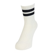 (レディース)クルーライン ソックス 1足組 895CO5GSA0084 OWHT