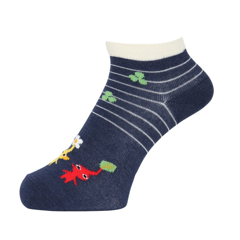 ピクミン（レディース）アンクル丈ソックス ピクミン ボーダー SN2325 70M28422S