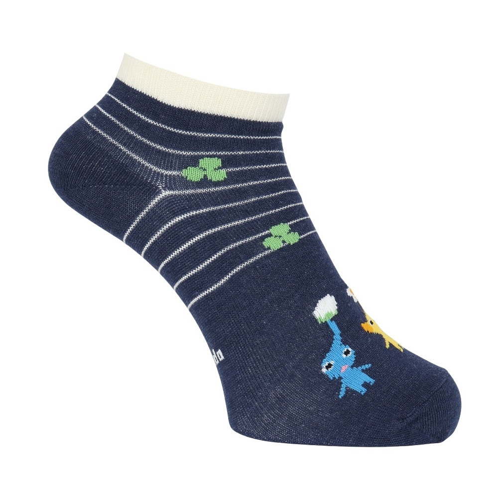 ピクミン（レディース）アンクル丈ソックス ピクミン ボーダー SN2325 70M28422S