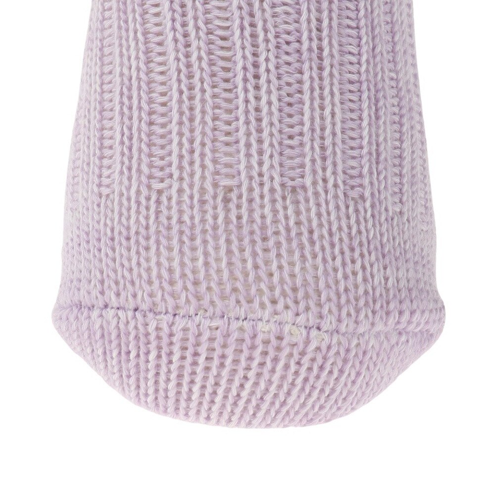 ノーブランド（NO BRAND）（レディース）裏シルク糸 ソックス 895NN2OK0427 PUR 22～25cm