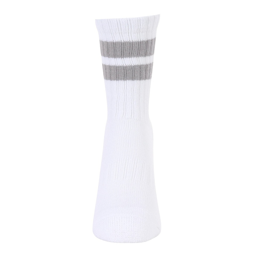 クー（Coo.）（レディース）クルー ラインソックス 895Q3OK0093 GRY 22cm