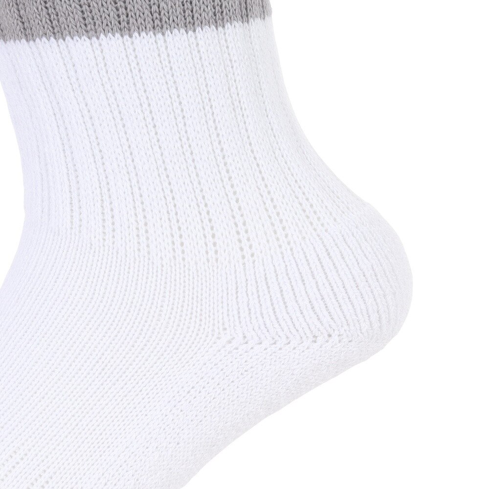 クー（Coo.）（レディース）クルー ラインソックス 895Q3OK0093 GRY 22cm