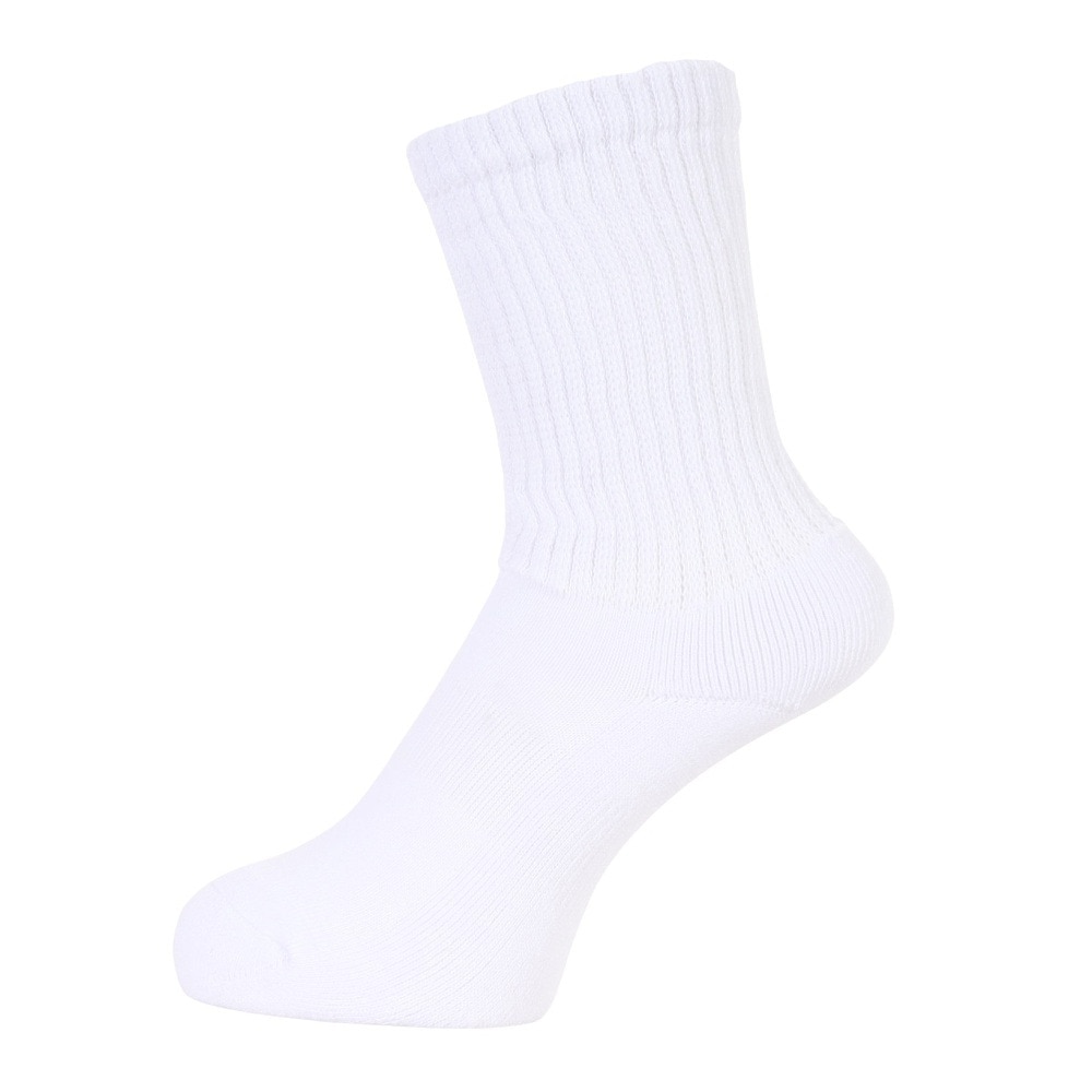 クー（Coo.）（レディース）クルーソックス 895Q3OK0099 WHT