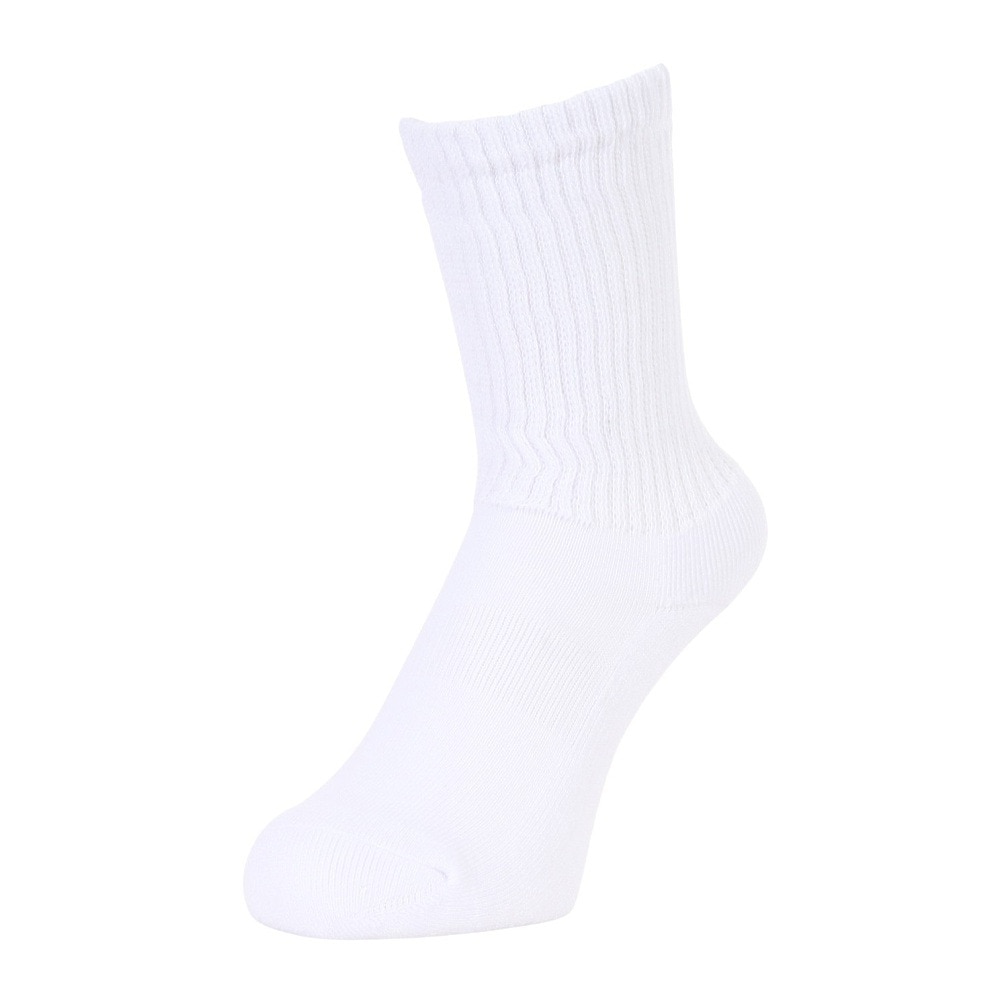 クー（Coo.）（レディース）クルーソックス 895Q3OK0099 WHT