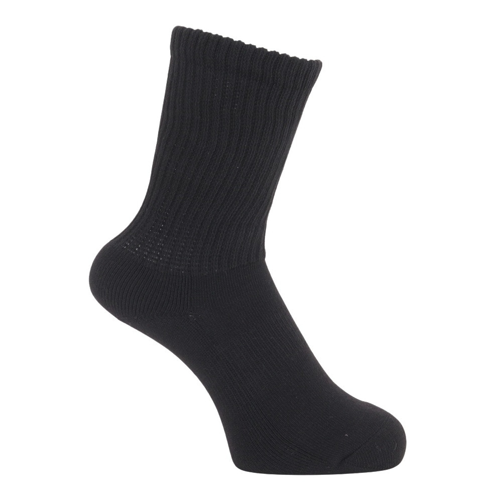 クー（Coo.）（レディース）クルー ソックス 895Q3OK0104 BLK