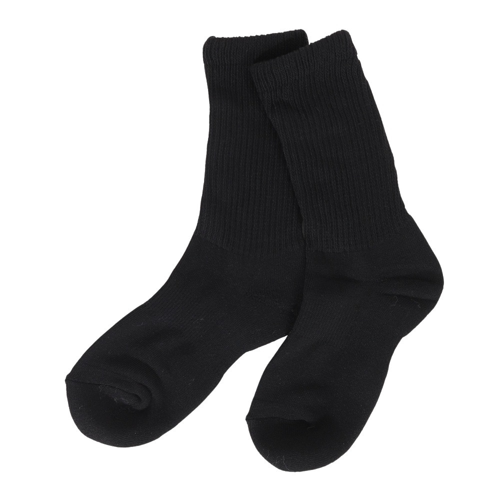 クー（Coo.）（レディース）クルー ソックス 895Q3OK0104 BLK
