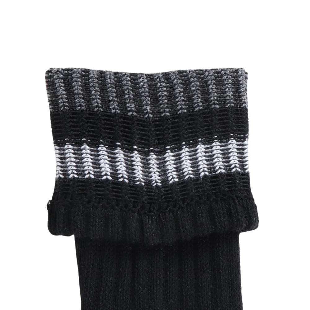 クー（Coo.）（レディース）クルーラインソックス 1足組 BLK 24S895CO4GSA0062