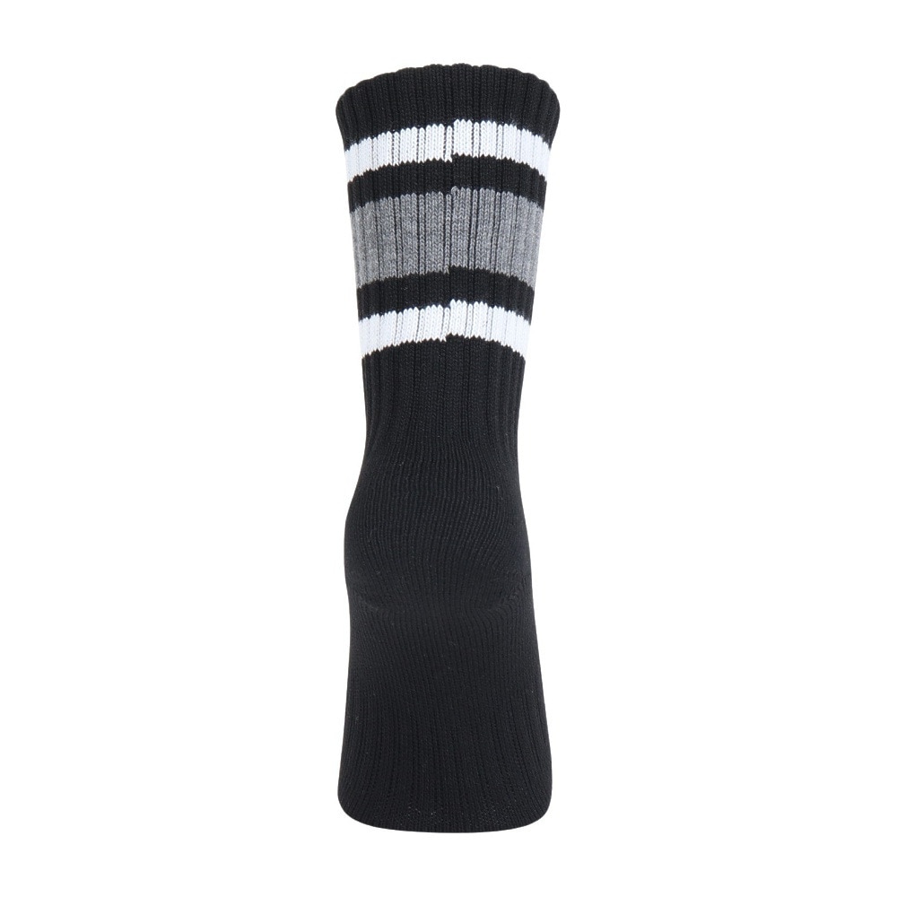 クー（Coo.）（レディース）クルーラインソックス 1足組 BLK 24S895CO4GSA0062