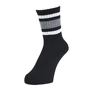 (レディース)クルーラインソックス 1足組 BLK 24S895CO4GSA0062