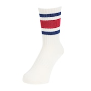(レディース)クルーラインソックス 1足組 WHT 895CO4GSA0060